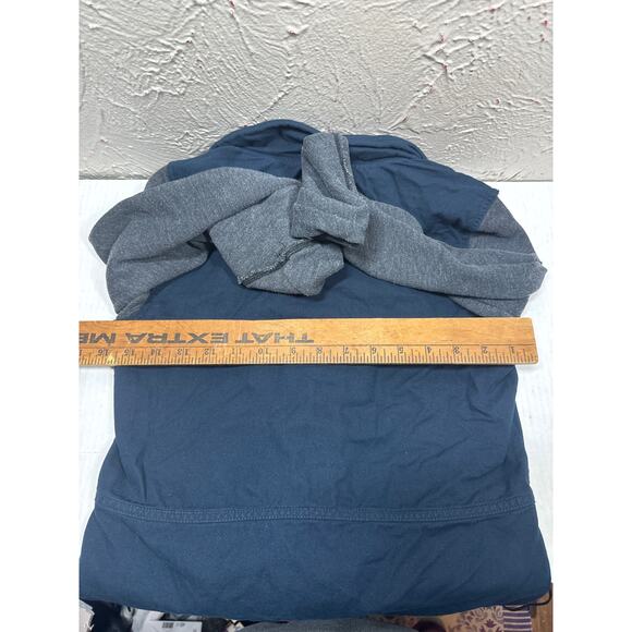 Abercrombie Kids Girls Cotton Hoody Jacket Blue Gray Gorpcore Outdoor Size 14 - Picture 5 of 5